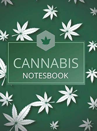 cannabis notebook: 6"x9" Jounal Marijuana Notebook Cannabis Journal